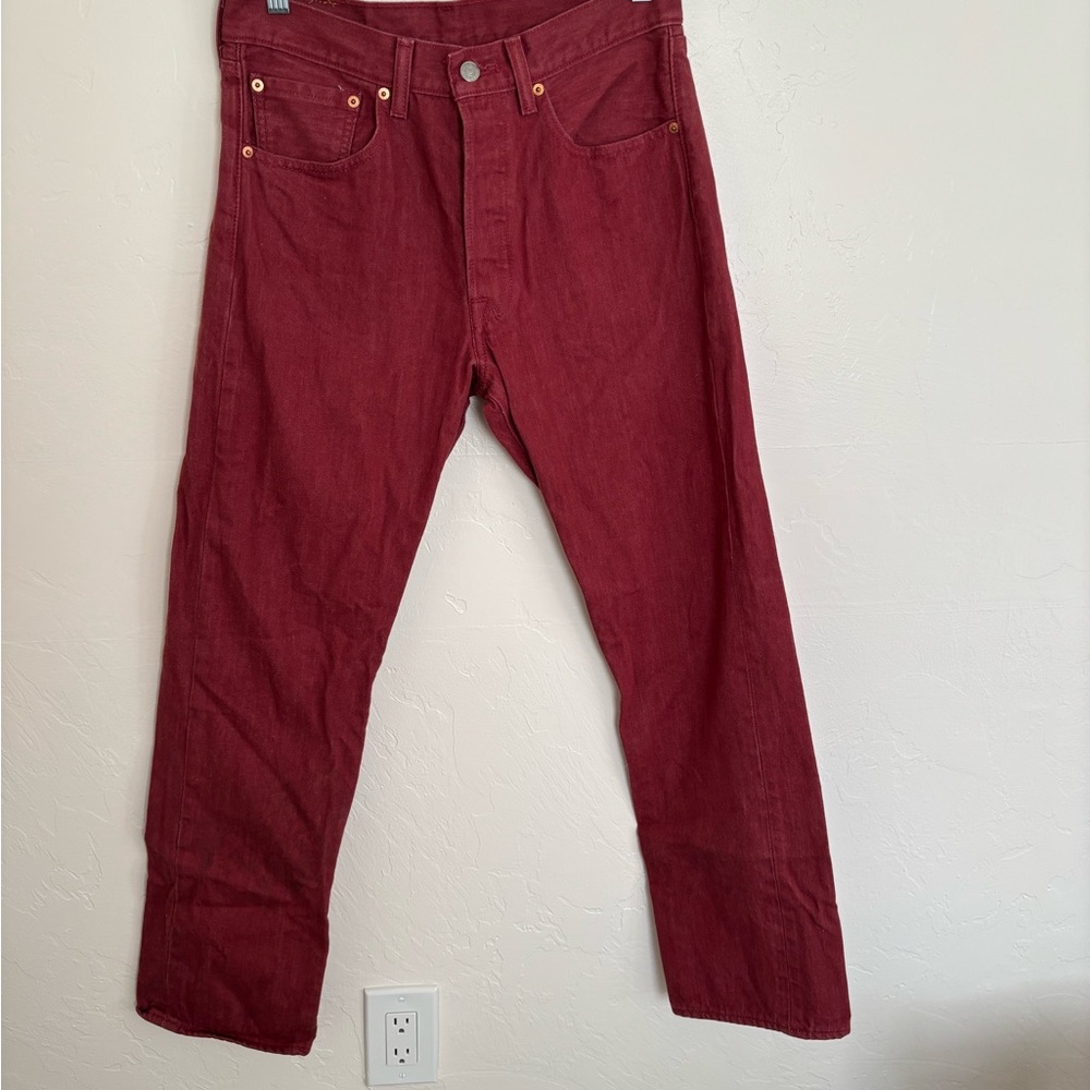 2000s Red Levi Jeans